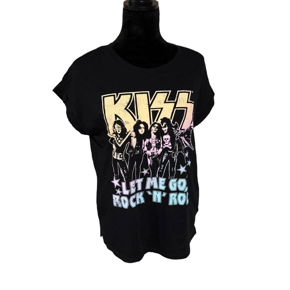 Kiss Black and Yellow women’s T-Shirt